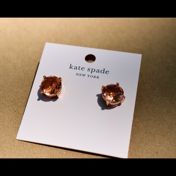 Kate Spade Peach Gumdrop Earrings - Picture 3 of 5